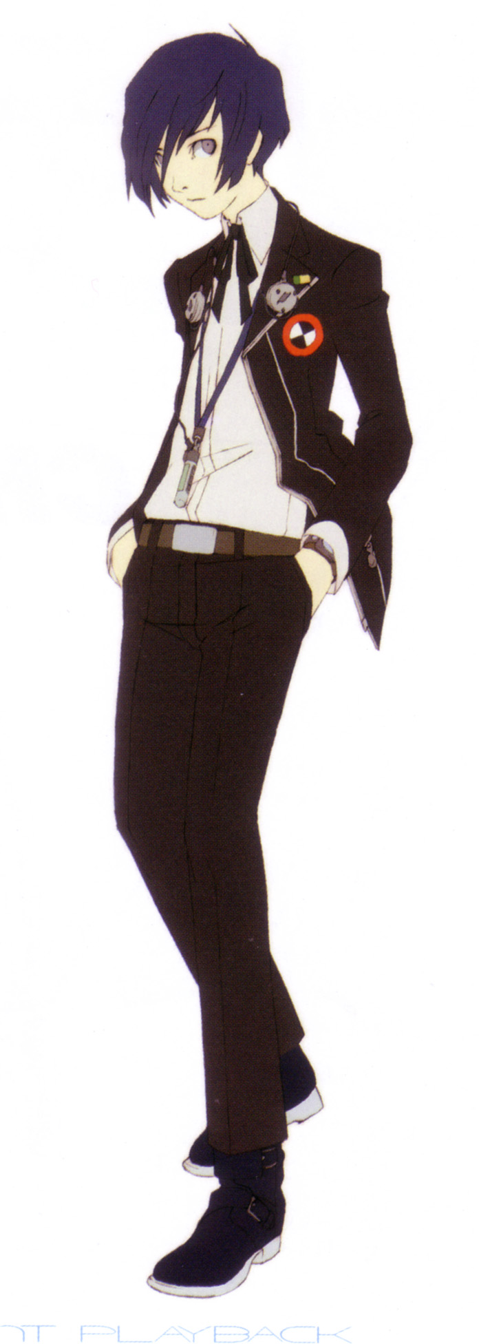 yuuki makoto (persona and 1 more) drawn by soejima_shigenori