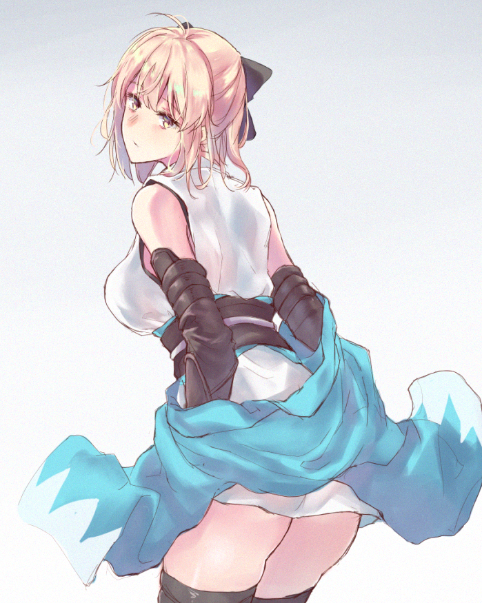 okita souji (fate and 1 more) drawn by sawaya_(mizukazu)
