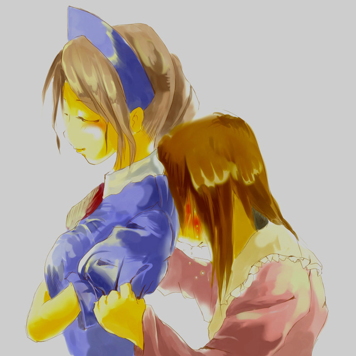 houraisan kaguya and yagokoro eirin (touhou) drawn by yae_(mono110)
