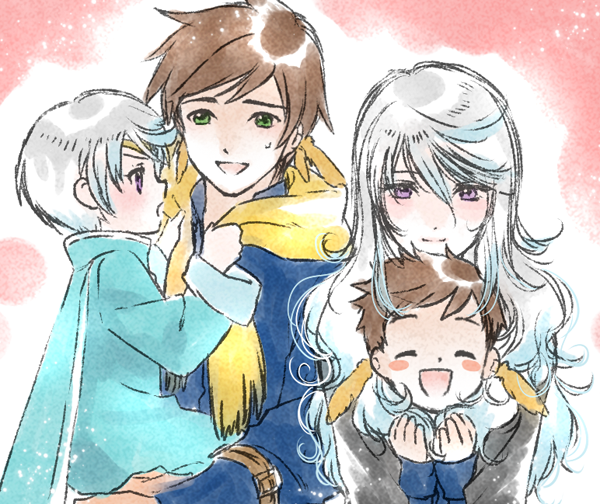 sorey and mikleo (tales of and 1 more) drawn by shiitake_(gensoudou)