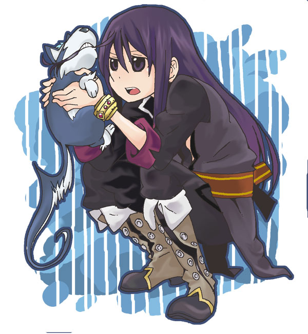 yuri lowell and repede (tales of and 1 more) drawn by katsura_ichiho