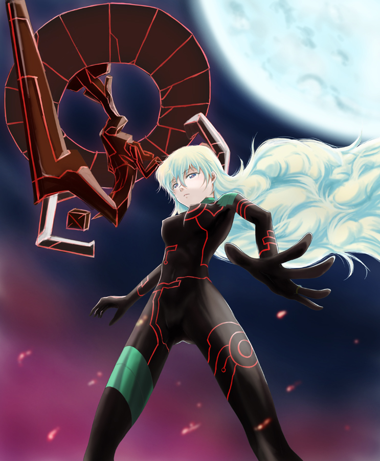 nia teppelin and antispiral nia (tengen toppa gurren lagann and 1 more) drawn by chiaki_lsd