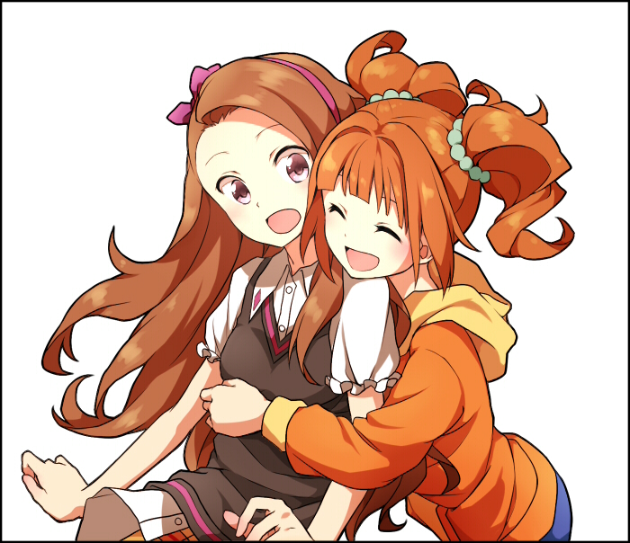 minase iori and takatsuki yayoi (idolmaster) drawn by chorefuji