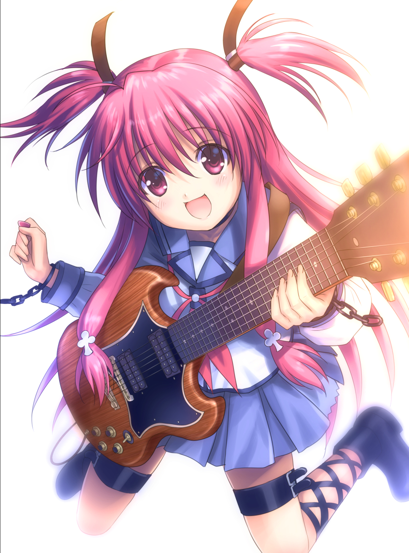 yui (angel beats! and 1 more) drawn by goto_p