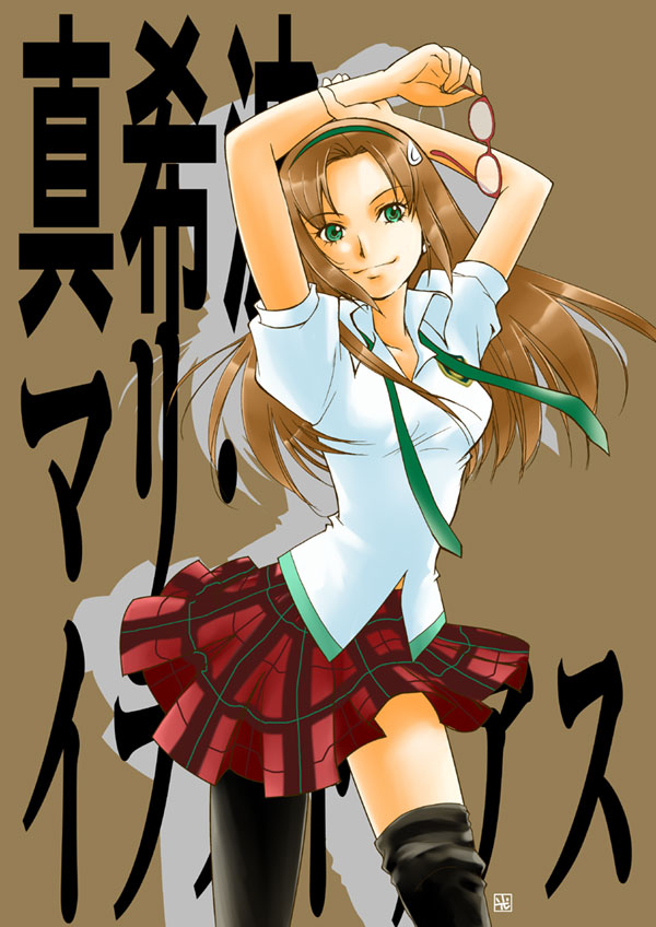 makinami mari illustrious (neon genesis evangelion and 2 more) drawn by fujisawa_hikaru