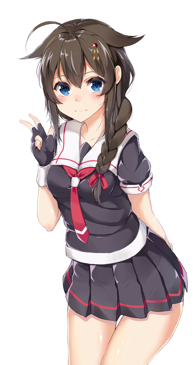 shigure and shigure kai ni (kantai collection) drawn by noboru_(kamine204136)