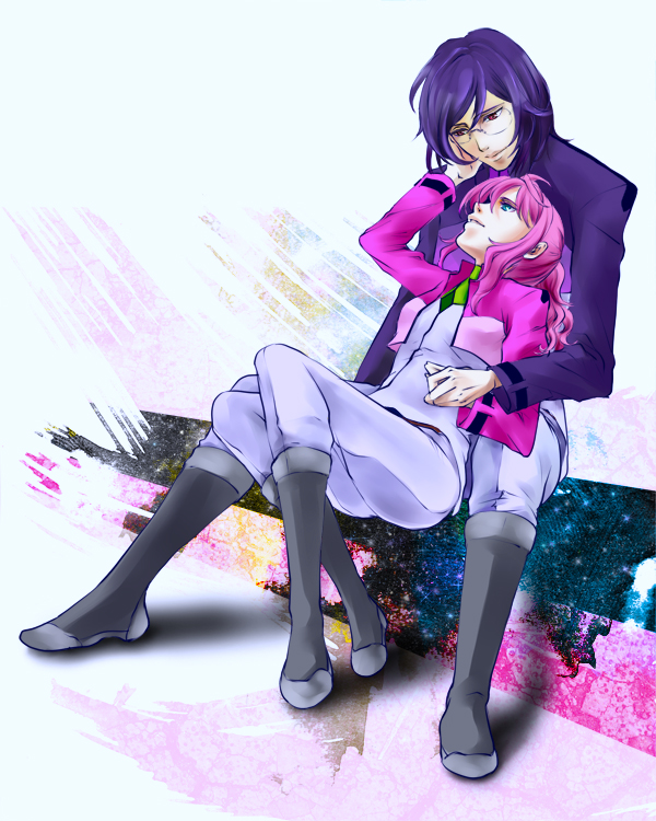 tieria erde and feldt grace (gundam and 1 more) drawn by ta_ko