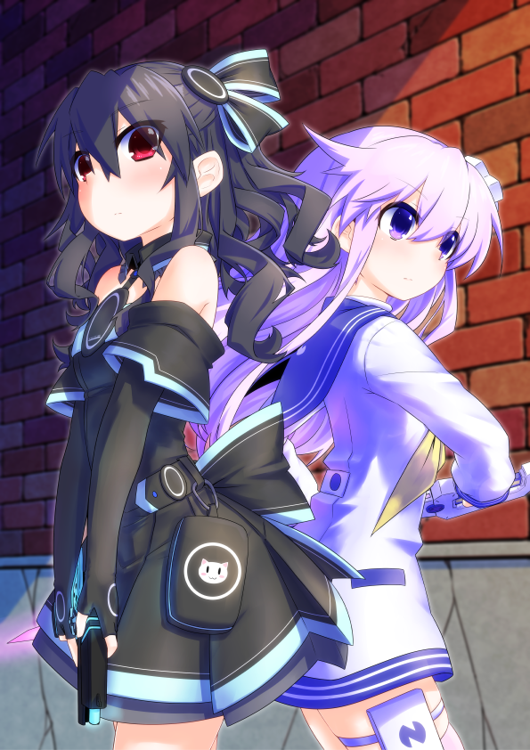 nepgear and uni (neptune) drawn by mizunashi_(second_run)