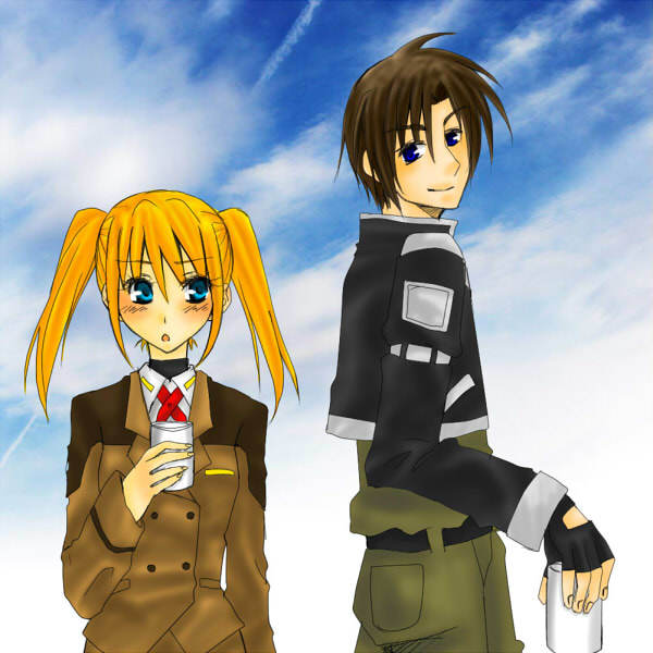 teana lanster and vice granscenic (lyrical nanoha and 1 more)