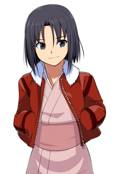 ryougi shiki (kara no kyoukai) drawn by level.21