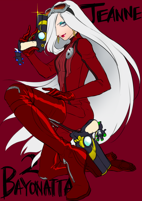 jeanne (bayonetta and 1 more) drawn by kizdollark
