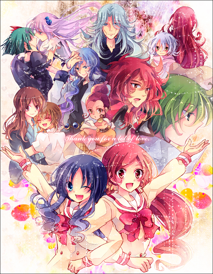 kurumi erika, hanasaki tsubomi, tsukikage yuri, myoudouin itsuki, cure moonlight, and 9 more (precure and 1 more) drawn by kokonoe_miya