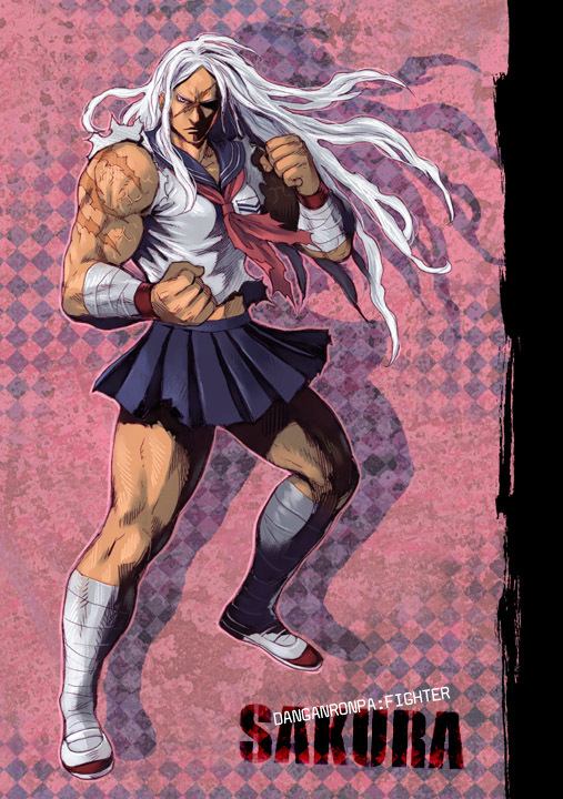 ogami sakura (danganronpa and 1 more) drawn by hitaki_(tempo)