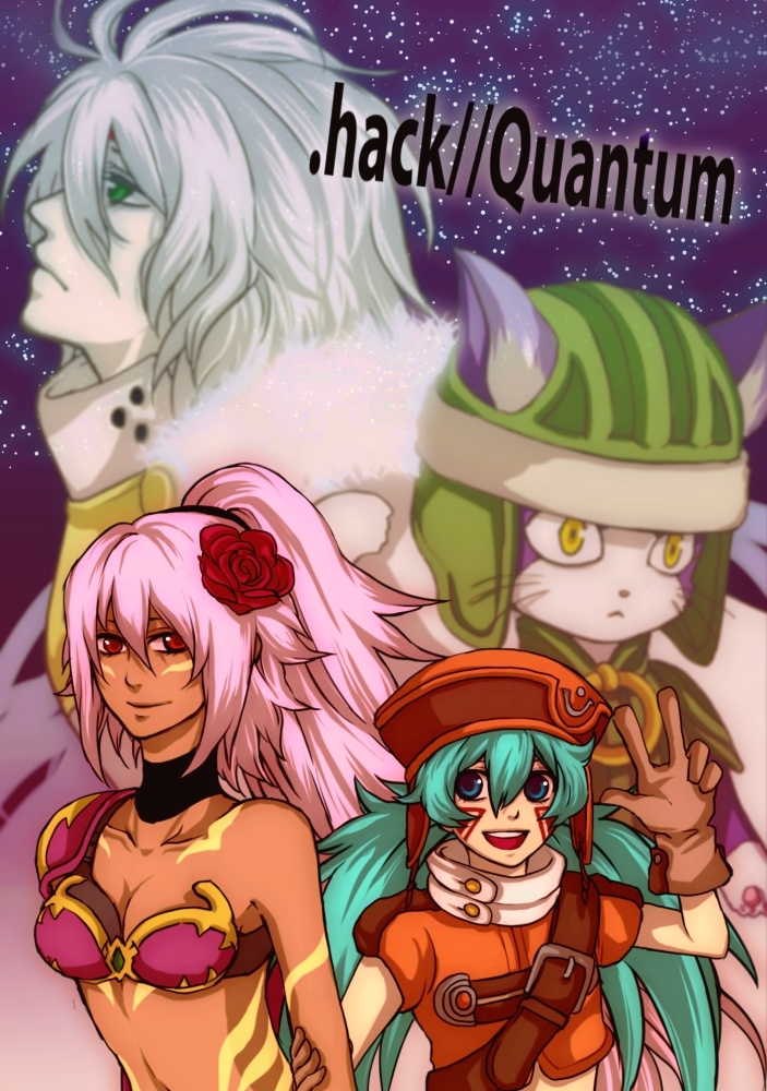 sakuya, hermit, maria, and tobias (.hack// and 1 more) drawn by tomioka_(2536963)