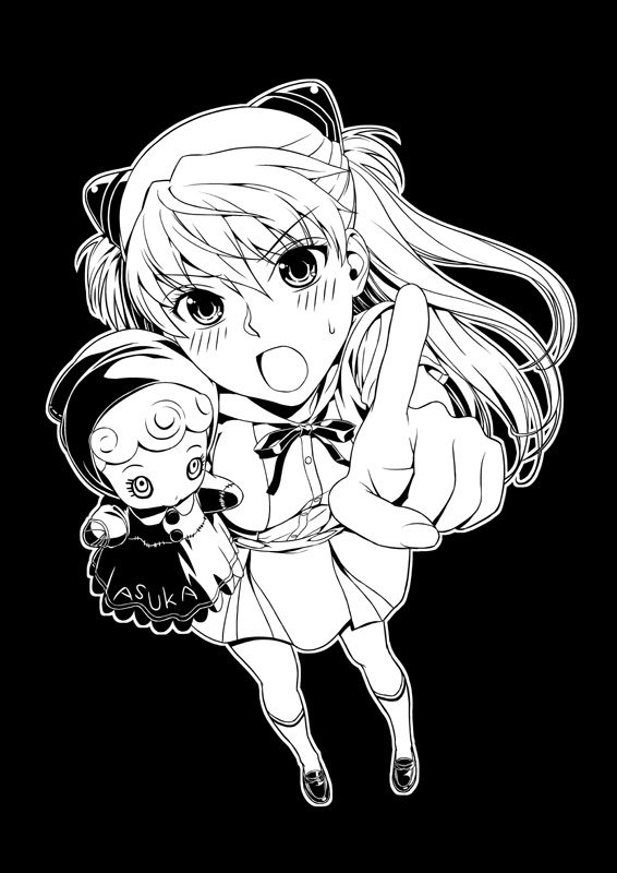 souryuu asuka langley (neon genesis evangelion and 2 more) drawn by homunculus_(alchemynote) and sugaishi