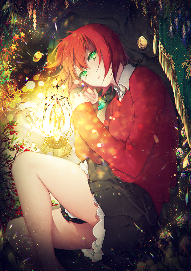 hatori chise (mahou tsukai no yome) drawn by mirunai