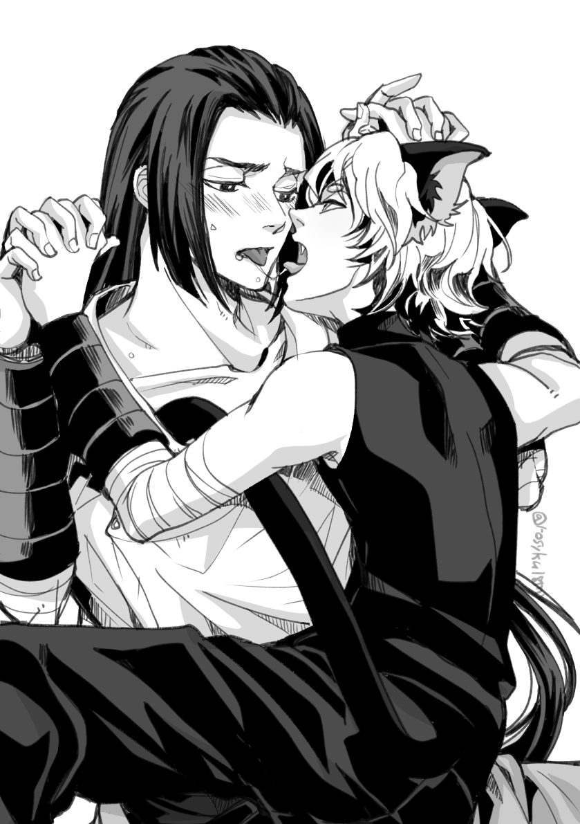 luo xiaohei and wuxian (luo xiaohei zhanji) drawn by higashiyama_kazuko