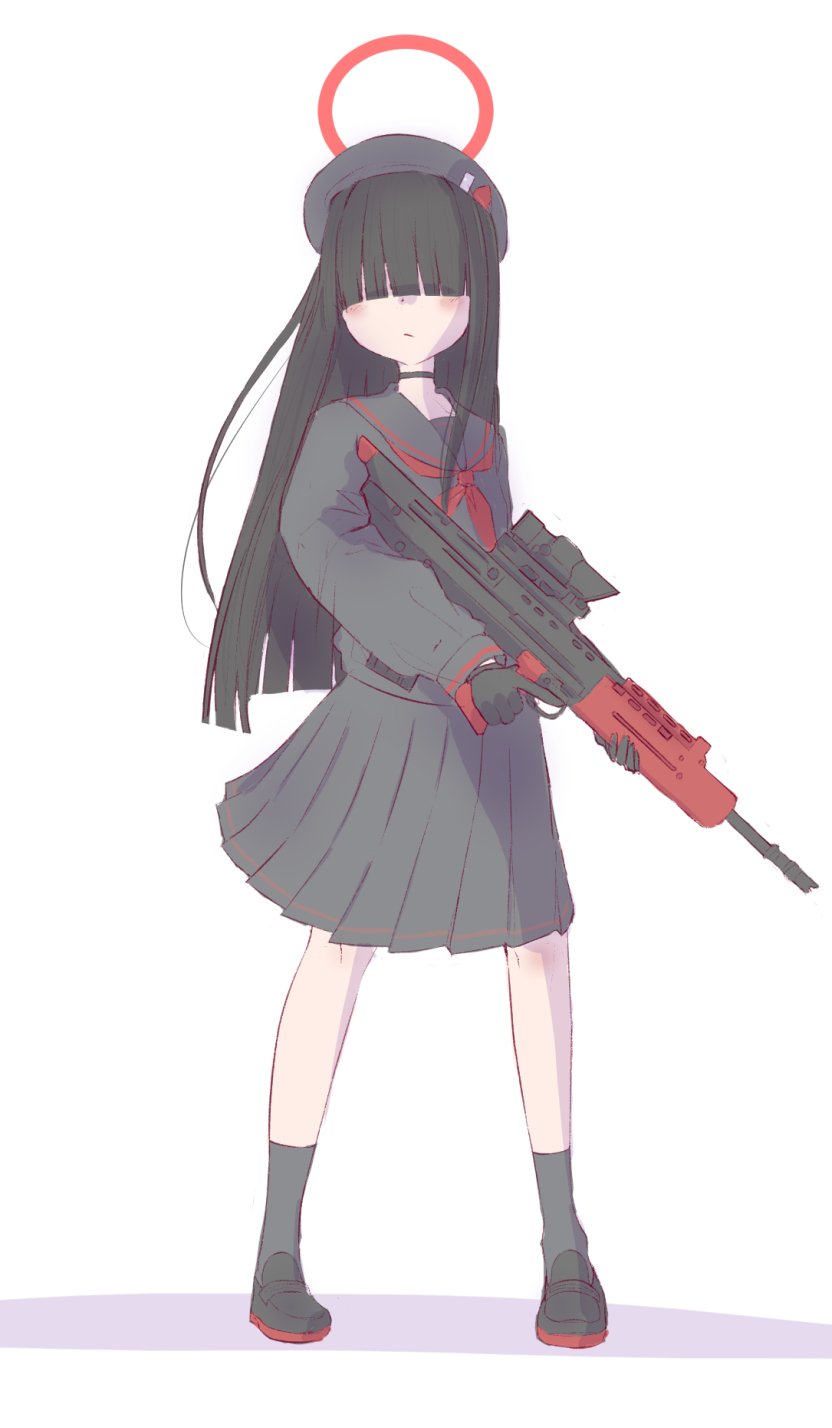 justice task force member (blue archive) drawn by kanaeco25