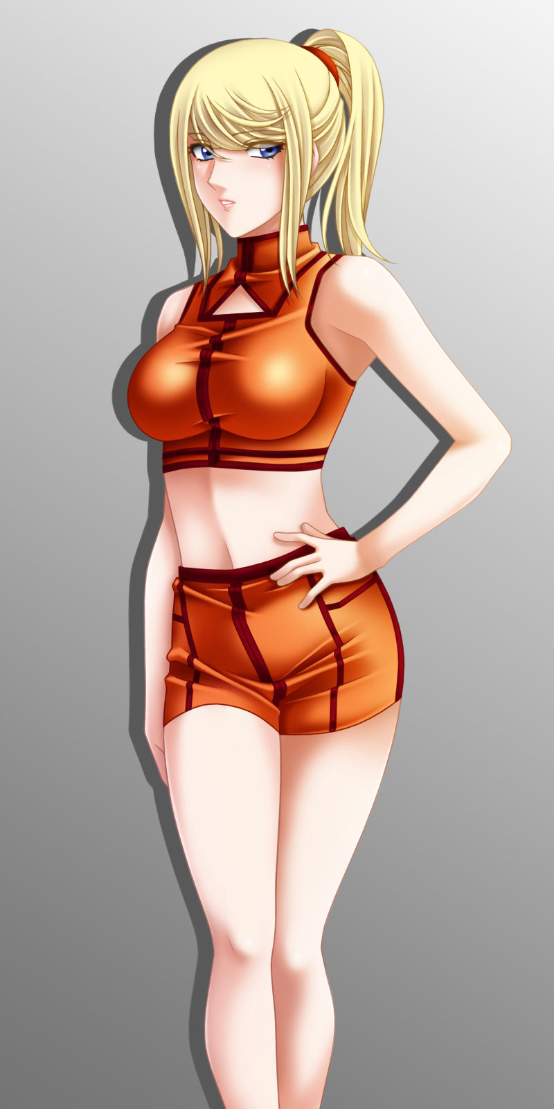 samus aran (metroid and 1 more) drawn by tamamon