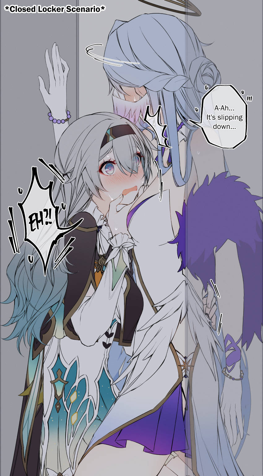 firefly and robin (honkai and 1 more) drawn by sieka_(piiroinardesco)