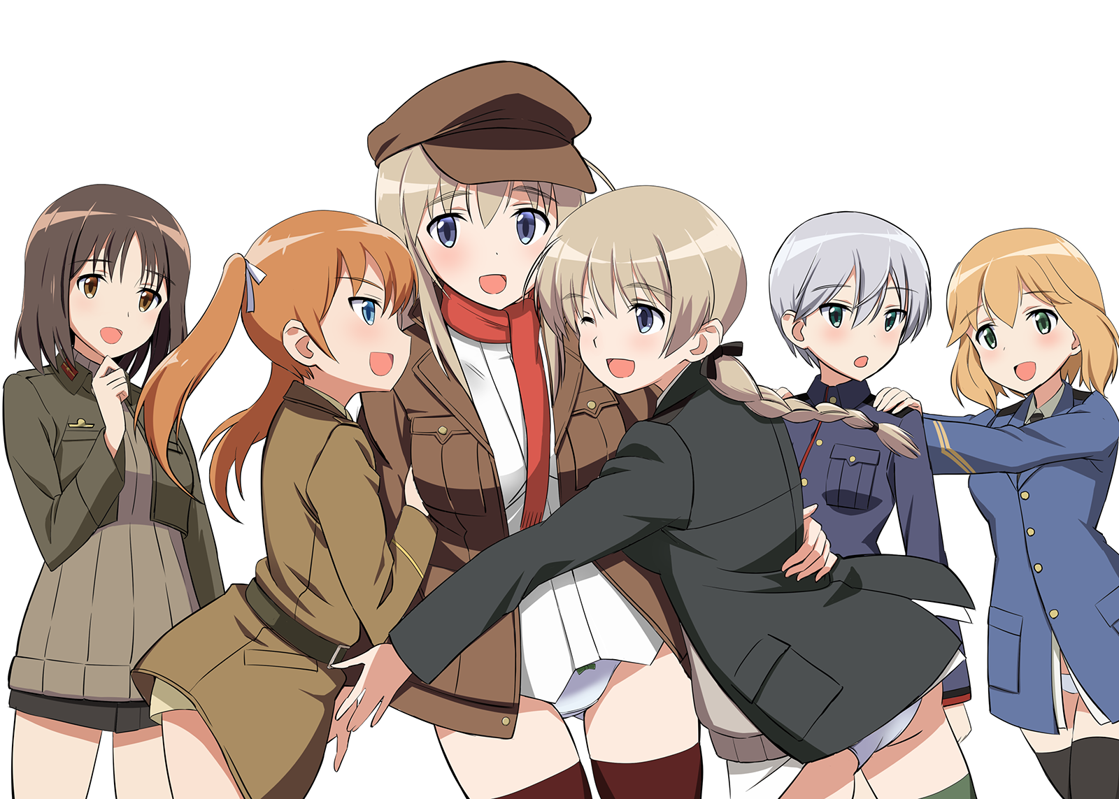 Lynette Bishop Amelie Planchard Wilma Bishop Francie Gerard Kadomaru Misa And 1 More World Witches Series And 1 More Drawn By Kaneko Novram58 Danbooru