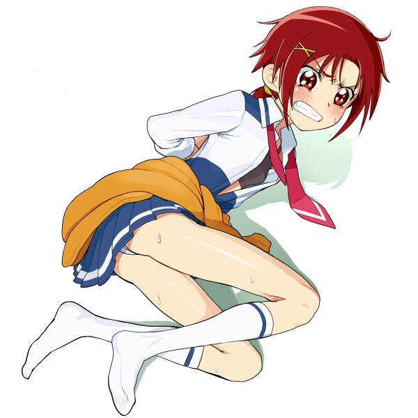hino akane (precure and 1 more) drawn by moudoku_(decopon3rd)