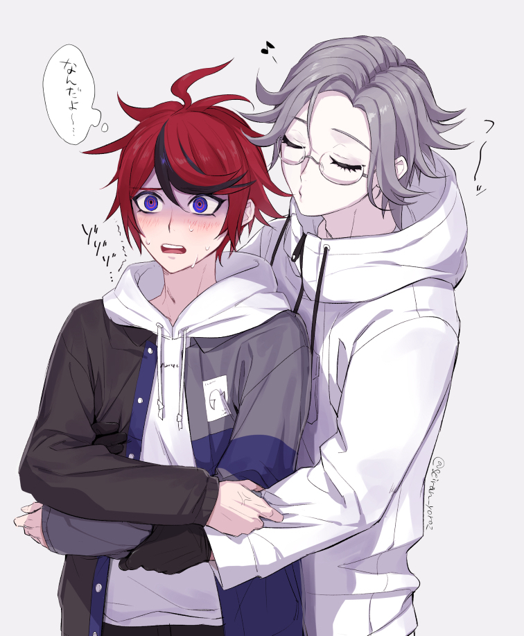 aotsuki eito and sumino takumi (the hundred line -last defense academy-) drawn by seiran_yoroz