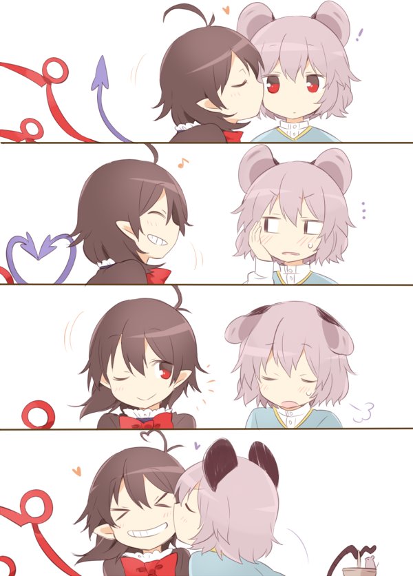 nazrin and houjuu nue (touhou) drawn by akagashi_hagane