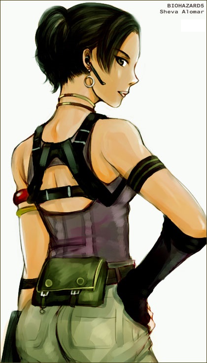 sheva alomar (resident evil and 1 more) drawn by tomo_(tomo201403go)