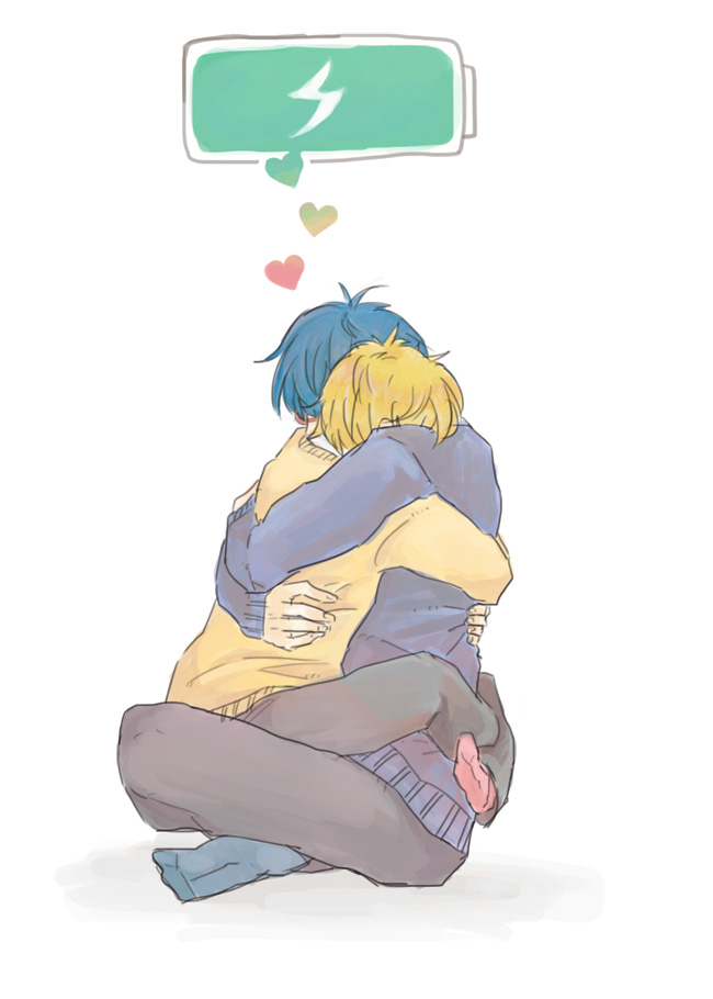 hazuki nagisa and ryuugazaki rei (free!) drawn by kimonako