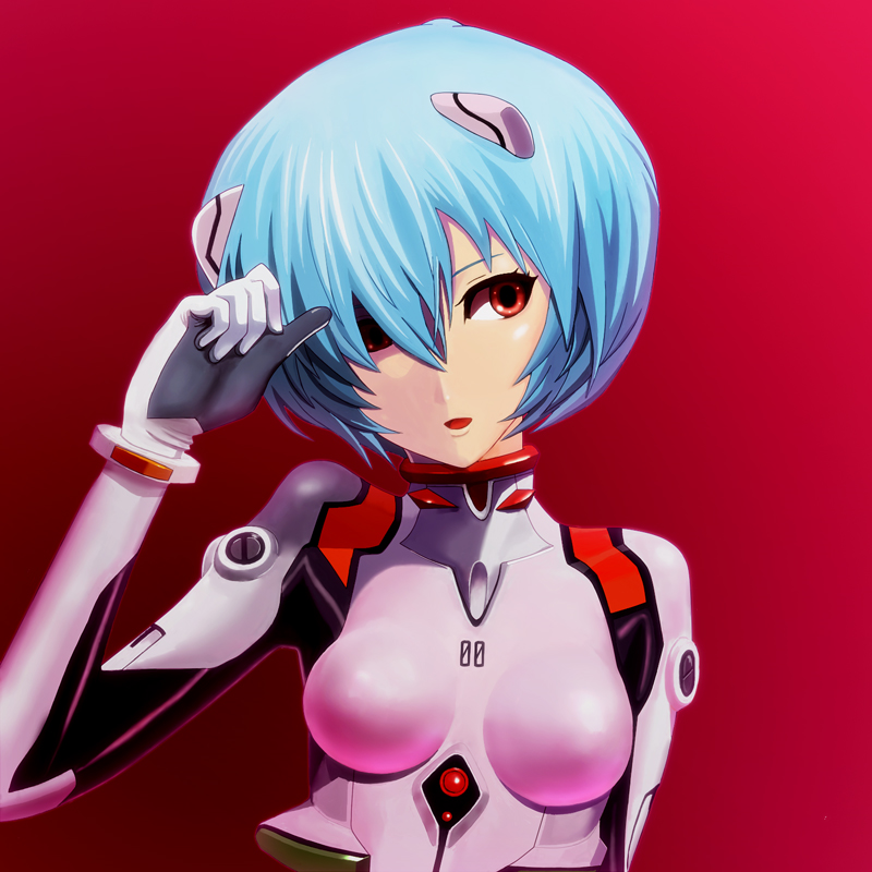 ayanami rei (neon genesis evangelion) drawn by taka_(takahirokun)
