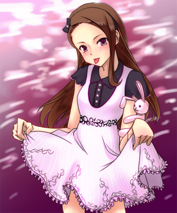 minase iori and usa-chan (idolmaster and 1 more) drawn by emanon123