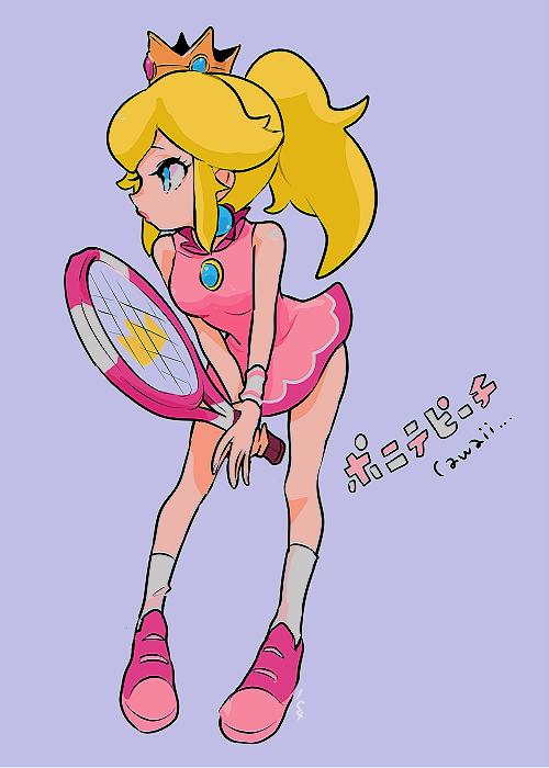 princess peach (mario and 2 more) drawn by imaikuy0