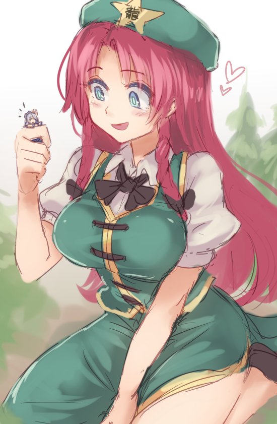 izayoi sakuya and hong meiling (touhou) drawn by utopia_(utopiavl)