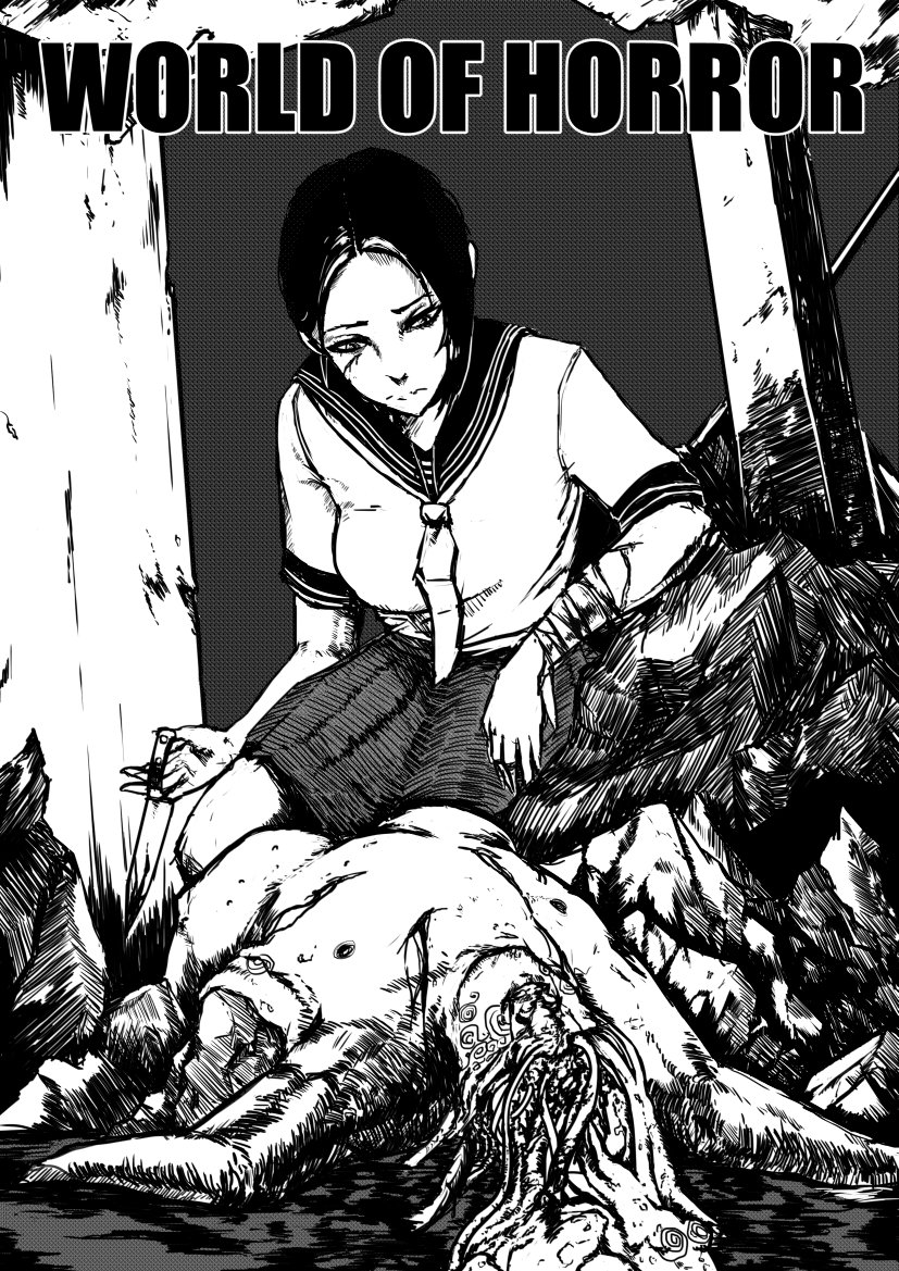 kirie minami (world of horror) drawn by velminth