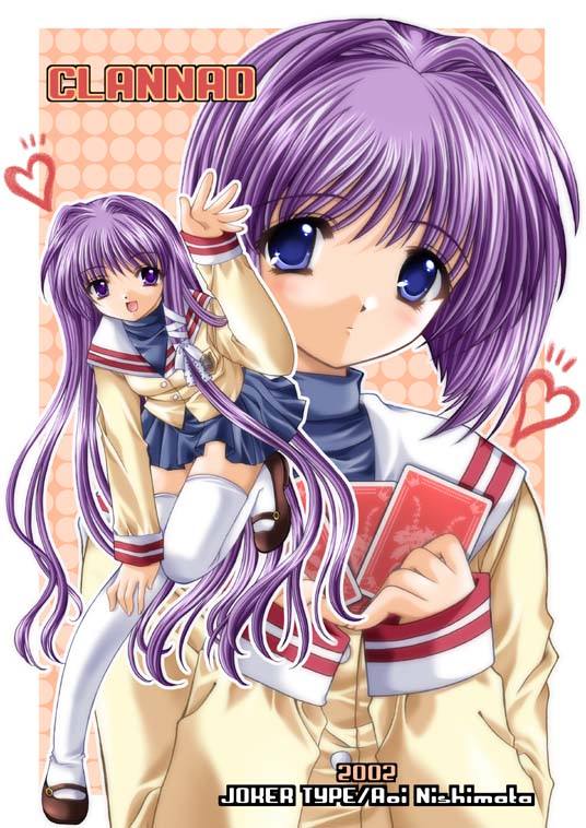 fujibayashi kyou and fujibayashi ryou (clannad) drawn by nishimata_aoi