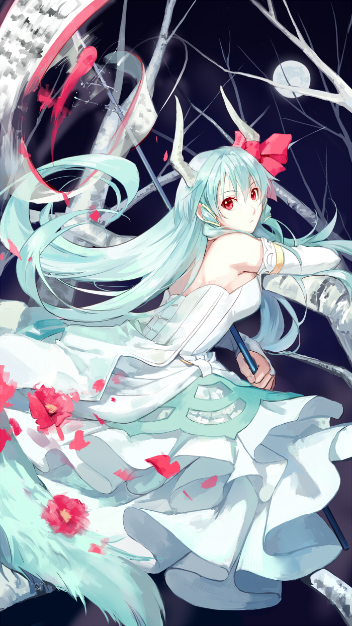 kamishirasawa keine and ex-keine (touhou) drawn by fancybetty