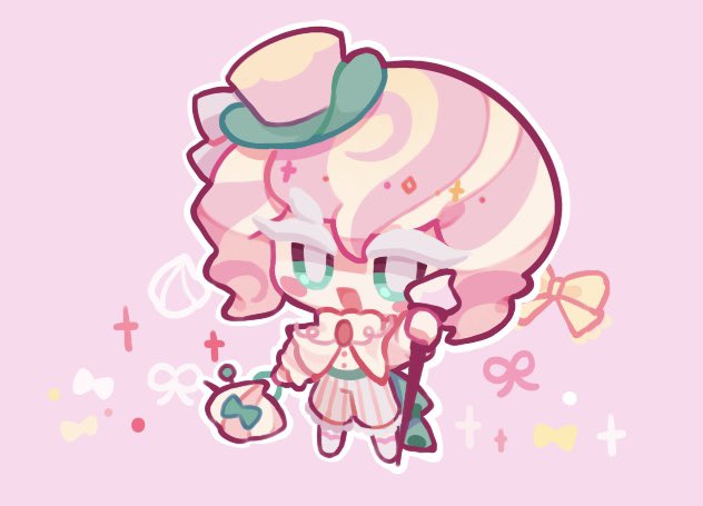 pastel meringue cookie (cookie run and 1 more) drawn by y_songmo