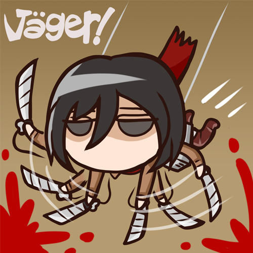mikasa ackerman (shingeki no kyojin) drawn by n-master