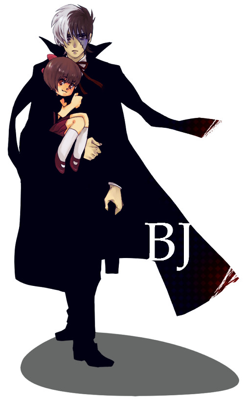 black jack and pinoko (black jack) drawn by kataru