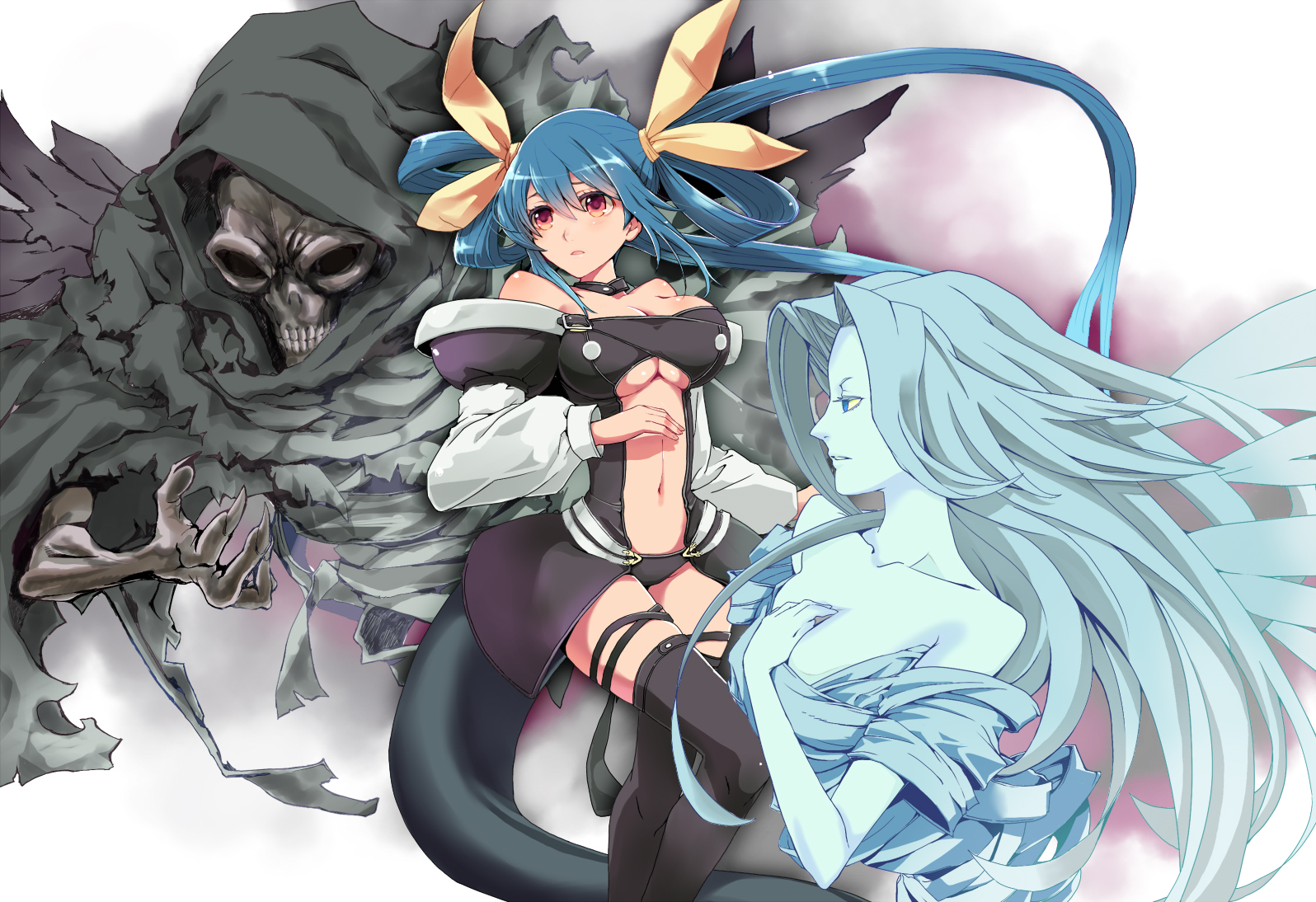 Dizzy Necro And Undine Guilty Gear Drawn By Pureji Oshou Danbooru
