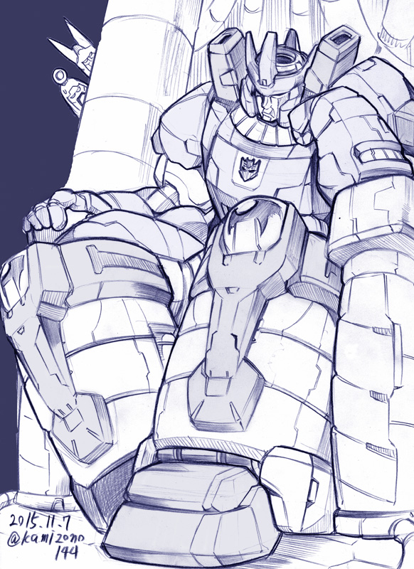 galvatron, cyclonus, and scourge (transformers and 1 more) drawn by kamizono_(spookyhouse)