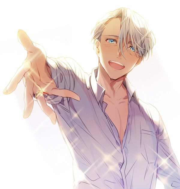 viktor nikiforov (yuri!!! on ice) drawn by kuroemon