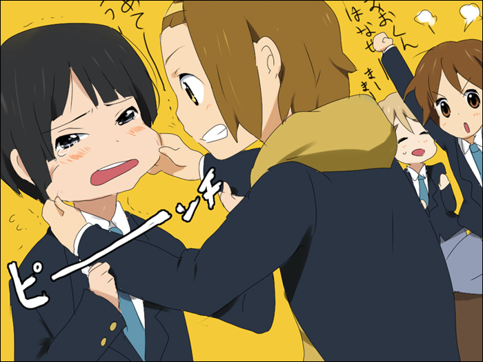 akiyama mio, hirasawa yui, tainaka ritsu, and kotobuki tsumugi (k-on!) drawn by kl_(dgzonbi)
