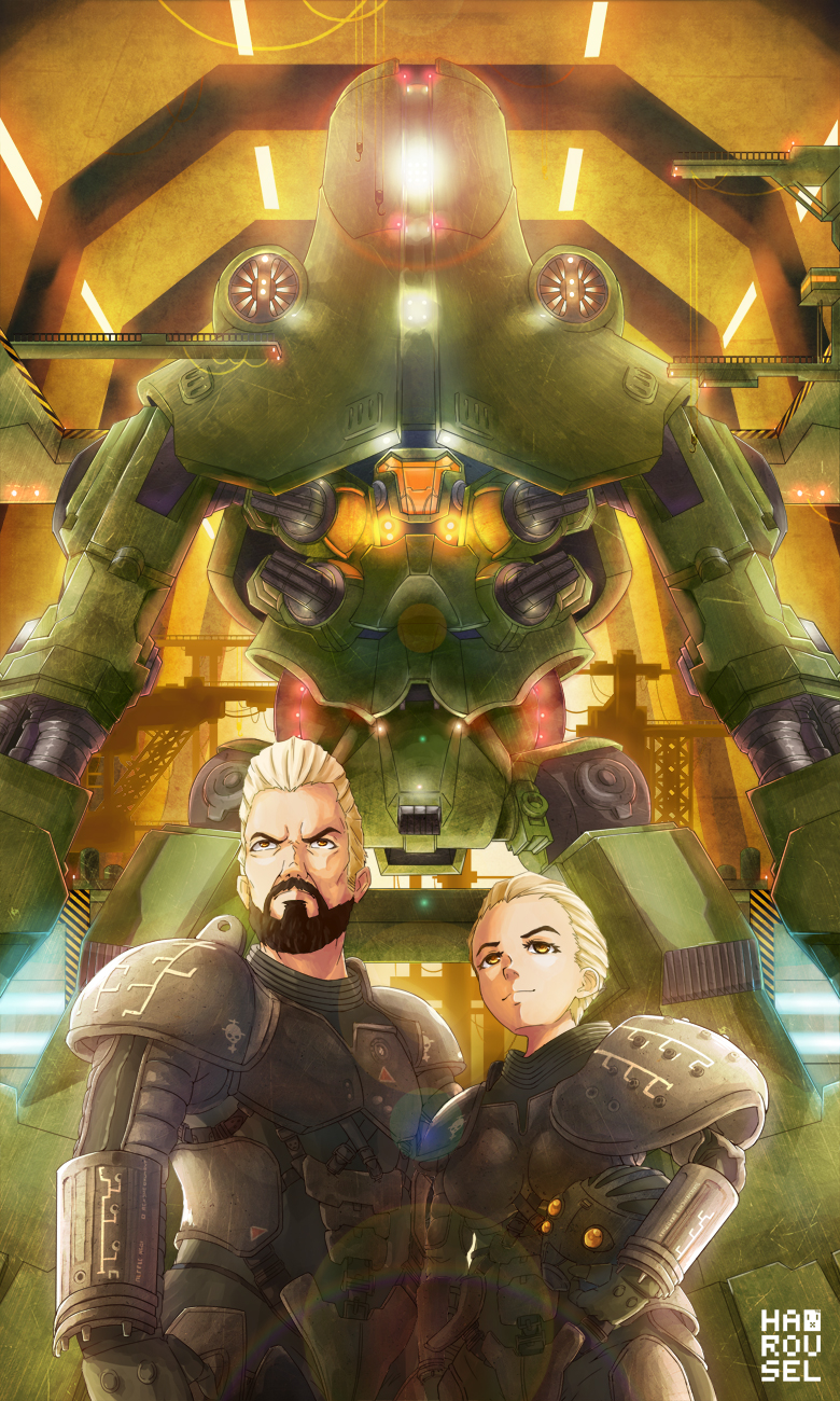 cherno alpha, sasha kaidanovsky, and aleksis kaidanovsky (pacific rim) drawn by harousel