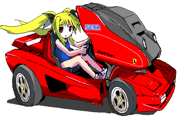 fate testarossa (lyrical nanoha and 3 more) drawn by t2