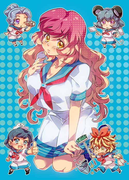 nazrin, hijiri byakuren, toramaru shou, murasa minamitsu, and kumoi ichirin (touhou) drawn by akiyama_(yamagoya)