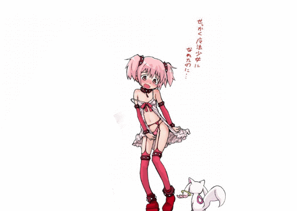 akemi homura, kaname madoka, and kyubey (mahou shoujo madoka magica and 1 more) drawn by teri_terio