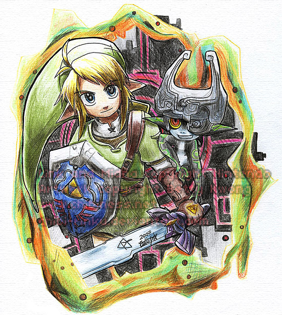 link and midna (the legend of zelda and 1 more)