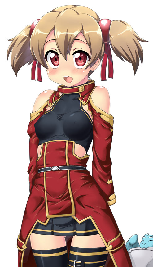 silica and pina (sword art online) drawn by hase_yu